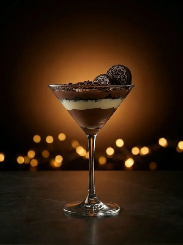 Oreo Parfaitini — Cookies & cream, layered