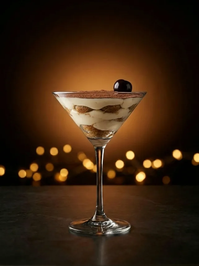 Tirmatini — Tiramisu, in a glass
